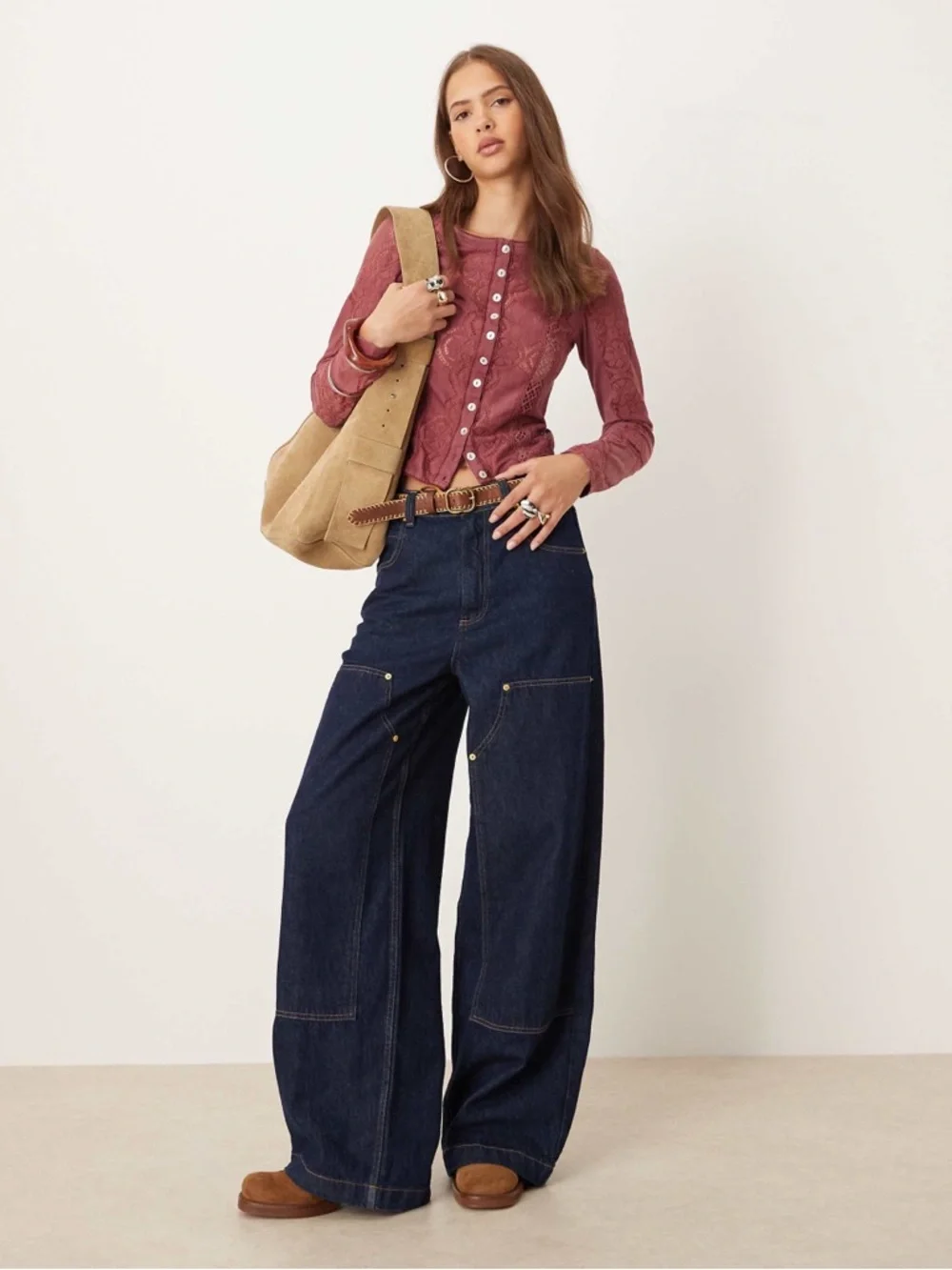 NWT Free People Jae Button-Up Top